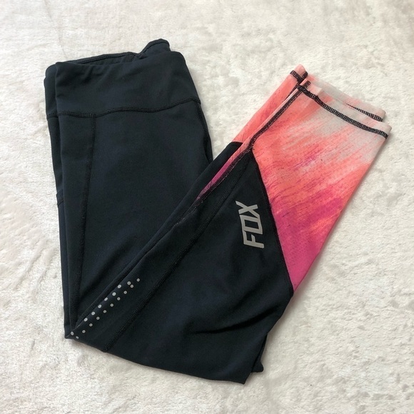 FOX Racing Hyped Capri Leggings With Mesh Medium - Picture 3 of 12
